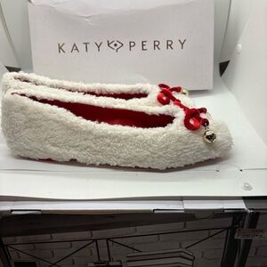 Katy Perry Collections Cream Slippers with Red Sole‎